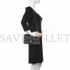 CHANEL LAMBSKIN QUILTED SMALL DOUBLE FLAP BLACK SILVER HARDWARE (25*15*6cm)