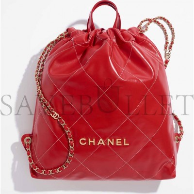 CHANEL LARGE BACK PACK CHANEL 22 AS3313 B09981 NM243 (51*40*9cm)