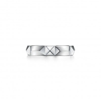 TIFFANY TRUE® BAND RING IN PLATINUM, 4 MM WIDE